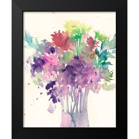 Color Combinations I Black Modern Wood Framed Art Print by Dixon, Samuel