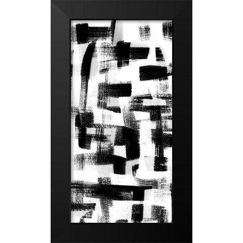 Jam Session I Black Modern Wood Framed Art Print by Chandler, Sharon