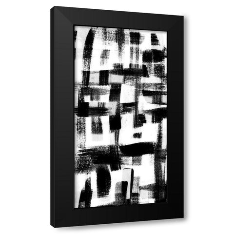 Jam Session III Black Modern Wood Framed Art Print with Double Matting by Chandler, Sharon
