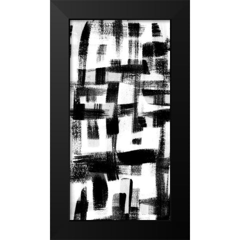 Jam Session III Black Modern Wood Framed Art Print by Chandler, Sharon