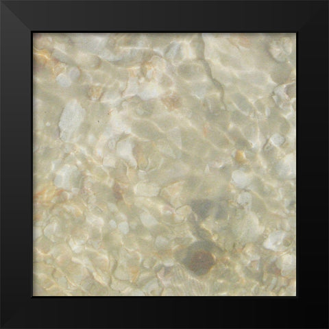 Shell Squares IV Black Modern Wood Framed Art Print by Ilosky, Pam