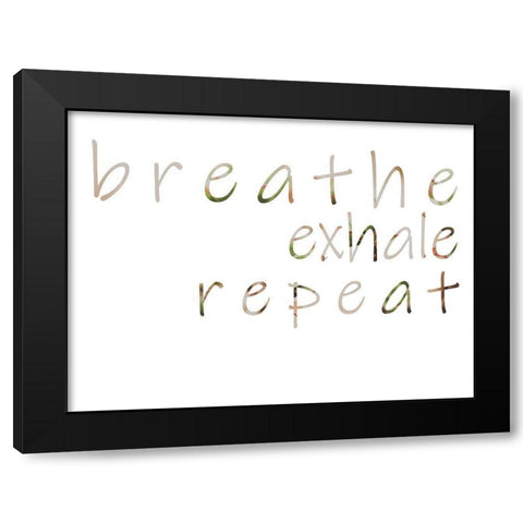 Positive Mantra III Black Modern Wood Framed Art Print by Goldberger, Jennifer