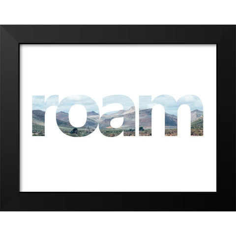 Positive Mantra V Black Modern Wood Framed Art Print by Goldberger, Jennifer