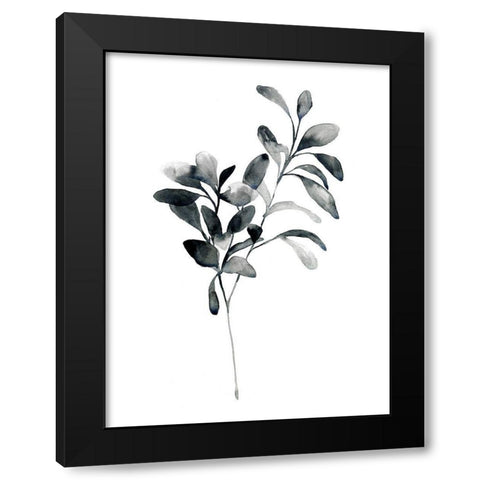 Brume Botanical I Black Modern Wood Framed Art Print with Double Matting by Scarvey, Emma