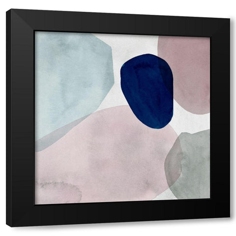 Stacked Around I Black Modern Wood Framed Art Print by Popp, Grace