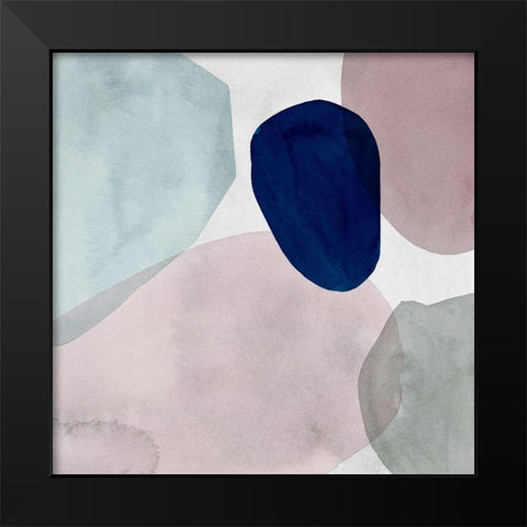 Stacked Around I Black Modern Wood Framed Art Print by Popp, Grace