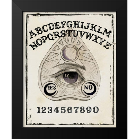 Mystical I Black Modern Wood Framed Art Print by Parker, Jennifer Paxton