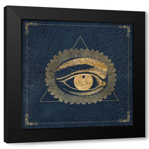 Mystic Night II Black Modern Wood Framed Art Print by Fagalde, Jarman