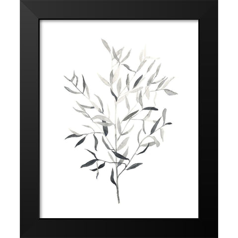 Paynes Grey Botanicals III Black Modern Wood Framed Art Print by Scarvey, Emma