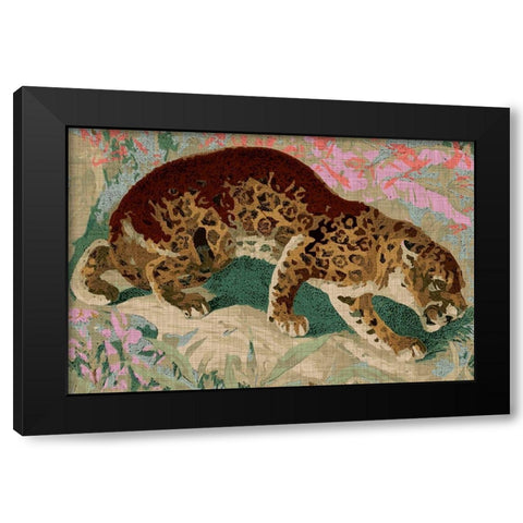 Concrete Jungle Cat I Black Modern Wood Framed Art Print by Fagalde, Jarman