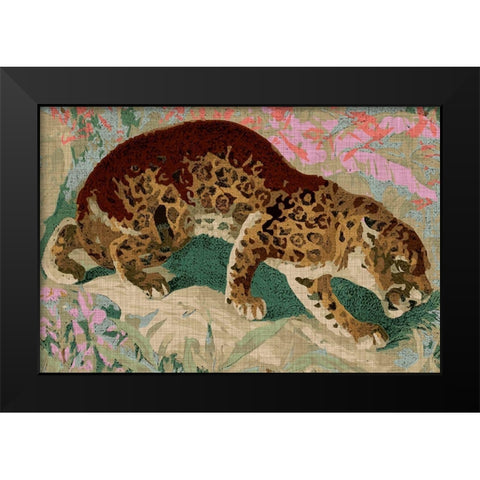 Concrete Jungle Cat I Black Modern Wood Framed Art Print by Fagalde, Jarman