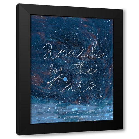 Night Magic I Black Modern Wood Framed Art Print with Double Matting by Ludwig, Alicia
