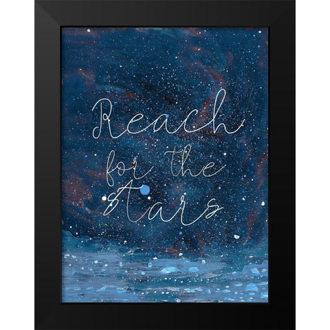 Night Magic I Black Modern Wood Framed Art Print by Ludwig, Alicia