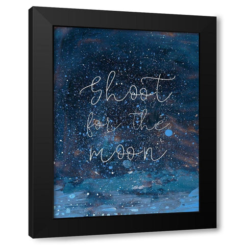 Night Magic II Black Modern Wood Framed Art Print with Double Matting by Ludwig, Alicia