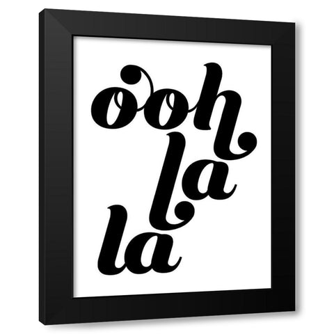 La Vie I Black Modern Wood Framed Art Print by Popp, Grace