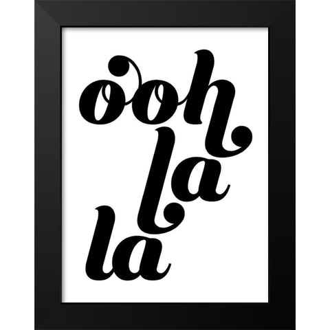 La Vie I Black Modern Wood Framed Art Print by Popp, Grace