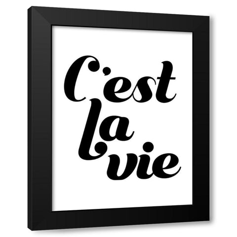 La Vie IV Black Modern Wood Framed Art Print by Popp, Grace