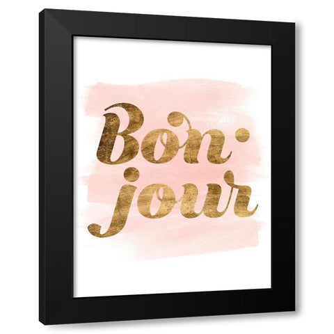 La Vie in Pink II Black Modern Wood Framed Art Print with Double Matting by Popp, Grace