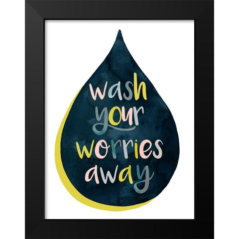 Fresh Lav I Black Modern Wood Framed Art Print by Popp, Grace