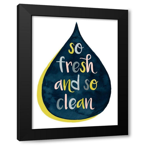 Fresh Lav II Black Modern Wood Framed Art Print by Popp, Grace