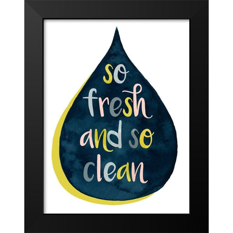 Fresh Lav II Black Modern Wood Framed Art Print by Popp, Grace