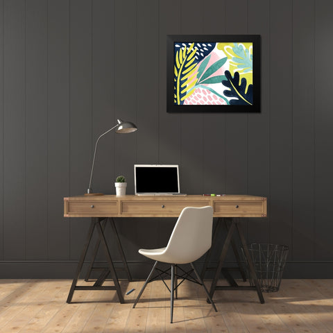 Tropical Salve III Black Modern Wood Framed Art Print by Popp, Grace