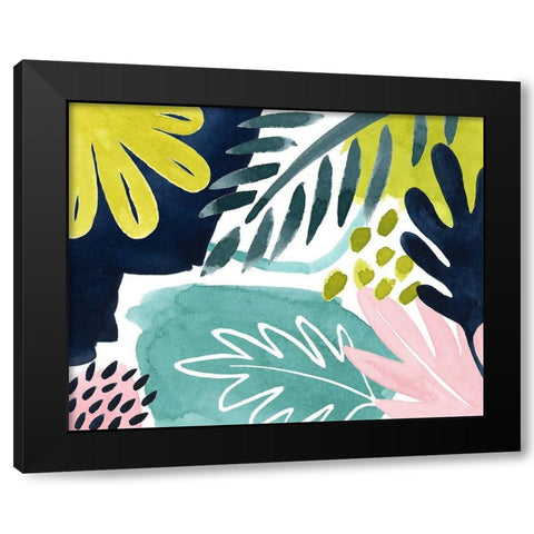 Tropical Salve IV Black Modern Wood Framed Art Print with Double Matting by Popp, Grace