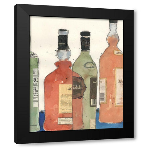 Malt Scotch I Black Modern Wood Framed Art Print by Dixon, Samuel