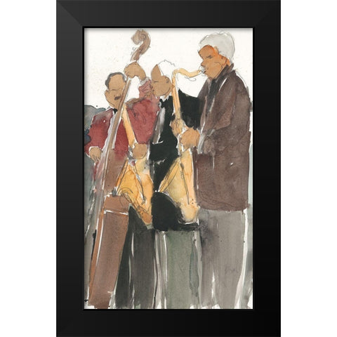 All Together Now II Black Modern Wood Framed Art Print by Dixon, Samuel