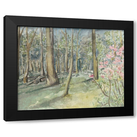 Virginia Woods I Black Modern Wood Framed Art Print by Chabot, Natasha