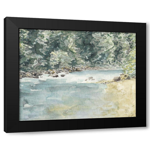 Virginia Woods II Black Modern Wood Framed Art Print with Double Matting by Chabot, Natasha