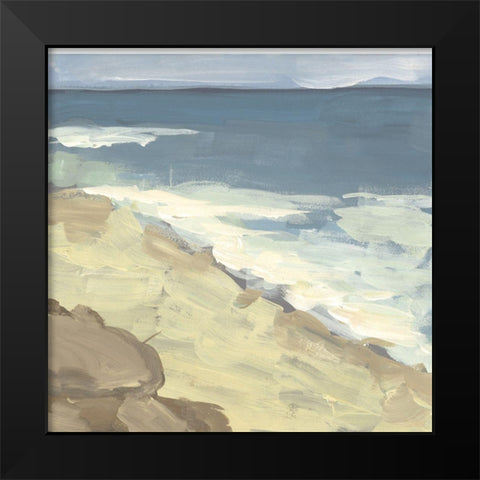 Oceanside I Black Modern Wood Framed Art Print by Wang, Melissa