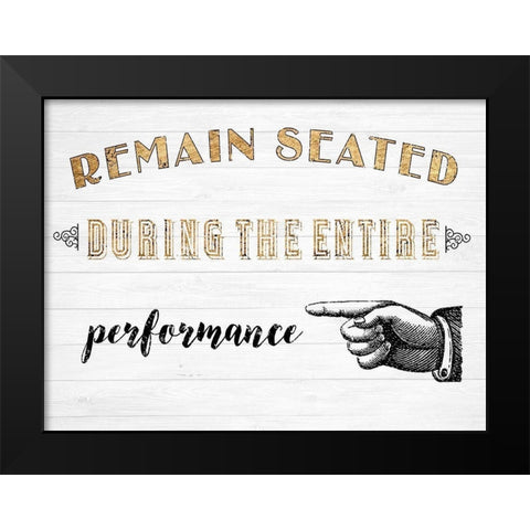 Mild Manners II Black Modern Wood Framed Art Print by Fagalde, Jarman