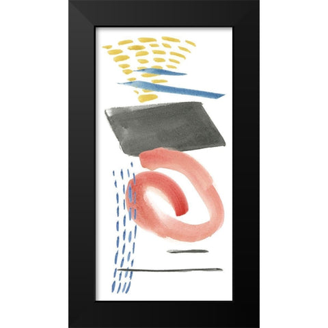 Above and Below III Black Modern Wood Framed Art Print by Wang, Melissa