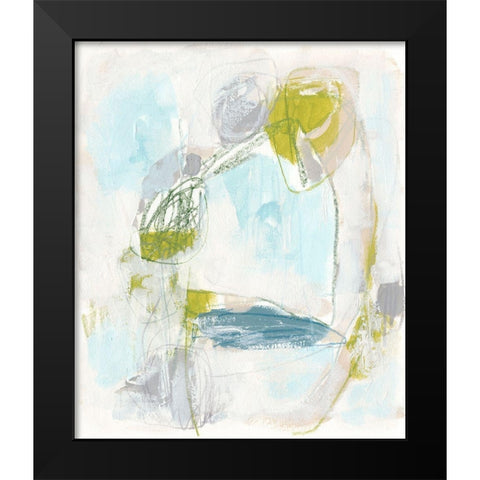 Channel Circuit I Black Modern Wood Framed Art Print by Vess, June Erica