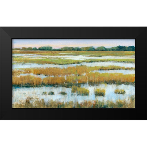 Serene Marshland I Black Modern Wood Framed Art Print by OToole, Tim