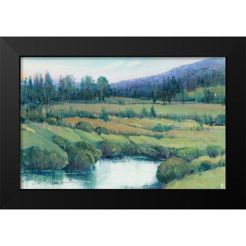 Mountain Retreat I Black Modern Wood Framed Art Print by OToole, Tim