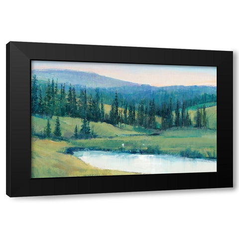 Mountain Retreat II Black Modern Wood Framed Art Print with Double Matting by OToole, Tim