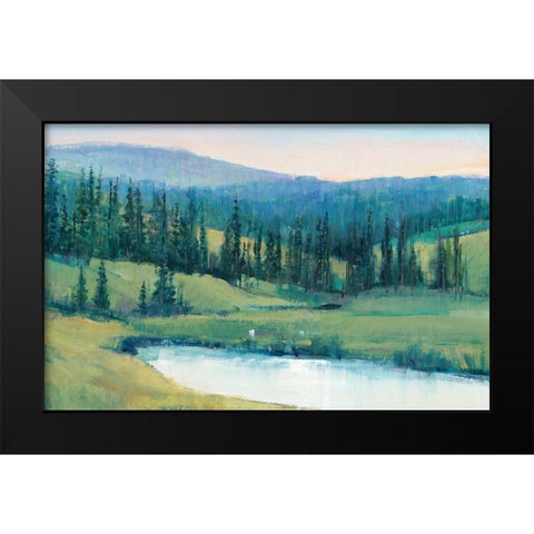 Mountain Retreat II Black Modern Wood Framed Art Print by OToole, Tim