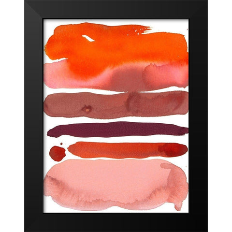 Tuscan Sunset II Black Modern Wood Framed Art Print by Delamater, Rob