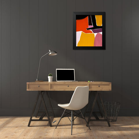 Finale I Black Modern Wood Framed Art Print by Delamater, Rob