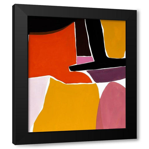 Finale I Black Modern Wood Framed Art Print with Double Matting by Delamater, Rob
