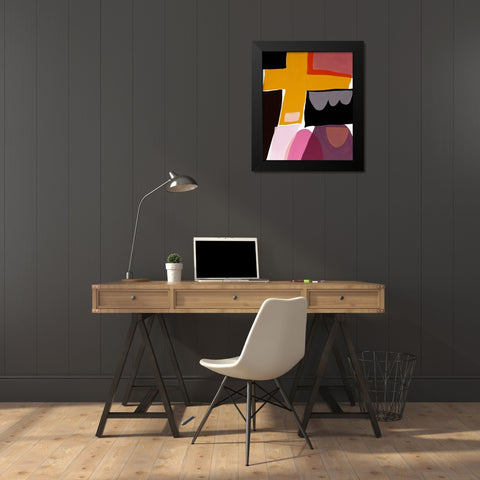 Finale II Black Modern Wood Framed Art Print by Delamater, Rob