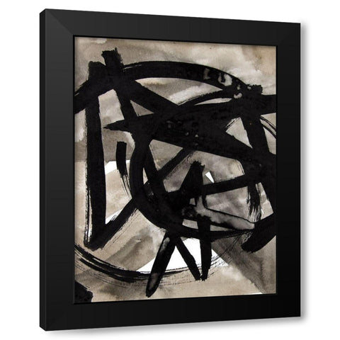 La Machina II Black Modern Wood Framed Art Print by Delamater, Rob