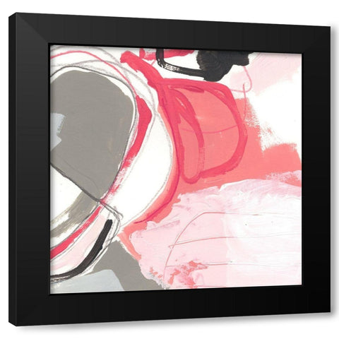 Totality of Pink I Black Modern Wood Framed Art Print with Double Matting by Vess, June Erica