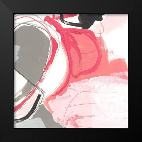 Totality of Pink I Black Modern Wood Framed Art Print by Vess, June Erica