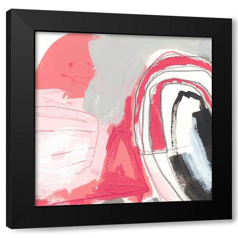 Totality of Pink II Black Modern Wood Framed Art Print with Double Matting by Vess, June Erica