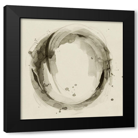 Mud Ring II Black Modern Wood Framed Art Print with Double Matting by Popp, Grace