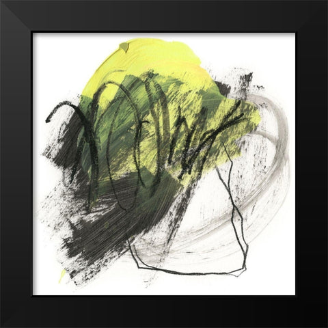 Expansion I Black Modern Wood Framed Art Print by Parker, Jennifer Paxton