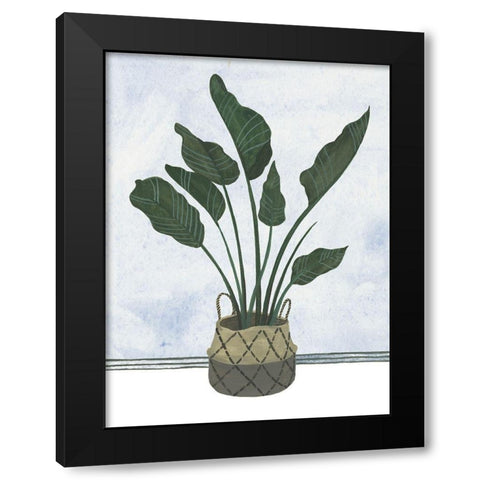 Mes Plants III Black Modern Wood Framed Art Print with Double Matting by Wang, Melissa